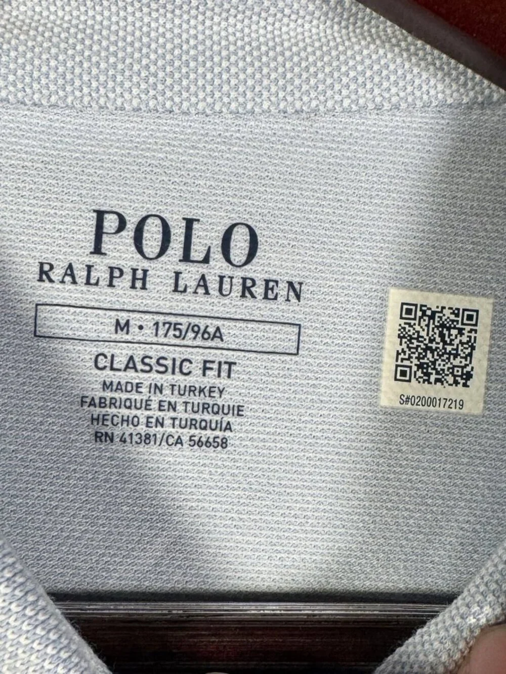 Polo Ralph Lauren Shirt Mens M Light Blue Classic Fit Tipped Collar Short Sleeve